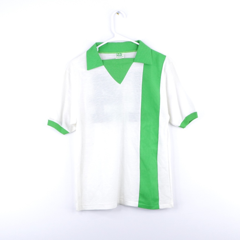 NOS 70s Pele Mens Small Collared Soccer Jersey #14